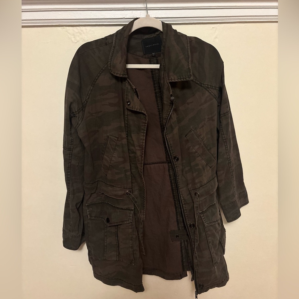 Sanctuary Anthropologie Camouflage Utility Jacket